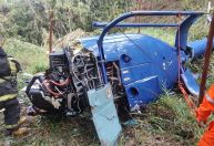 Queda de helicóptero em SP: Piloto e criança não correm risco de vida
