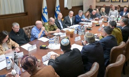 Gabinete de Segurança de Israel.