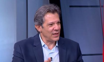 Fernando Haddad, ministro da Fazenda, em entrevista exclusiva à CNN