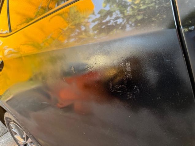 Marcação no veículo • Divulgação/Polícia Civil