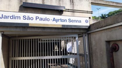 Estação Jardim São Paulo, da linha 1-azul do metrô, permanece fechada após alagamento