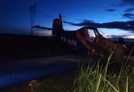 Avião agrícola cai em fazenda no interior da Bahia