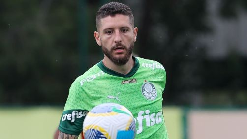 Encaminhado com o Santos, Zé Rafael durante treino do Palmeiras