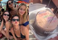 Agatha Moreira ganha festa de aniversário na praia; veja