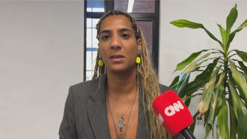 Ministra da Igualdade Racial, Anielle Franco, em entrevista à CNN, no Rio de Janeiro, em 17 de janeiro de 2025