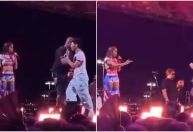 Fã invade palco de Anitta e leva bronca da cantora: "Você nem foi convidado"
