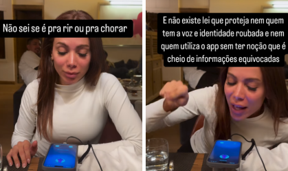 Anitta critica uso da Inteligência Artificial e discute com versão dela mesma