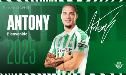 Antony, ex-São Paulo, é o novo jogador do Real Betis