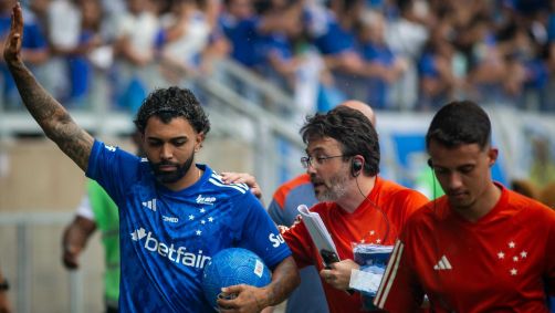 Gabigol em apresentação no Mineirão
