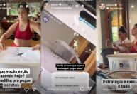 Viih Tube mostra armadilha caseira para tentar pegar ratos em casa