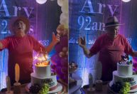 Ary Fontoura faz festa repleta de famosos para celebrar 92 anos; veja