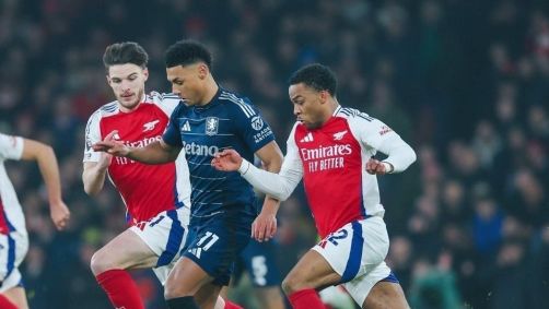 Arsenal e Aston Villa empataram em 2 a 2