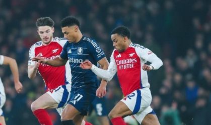 Arsenal e Aston Villa empataram em 2 a 2