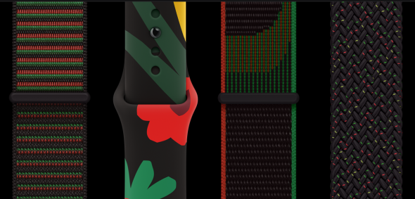 Nas pulseiras, que tiveram o design projetado por criativos negros e aliados da marca, foram usadas as cores da bandeira pan-africana