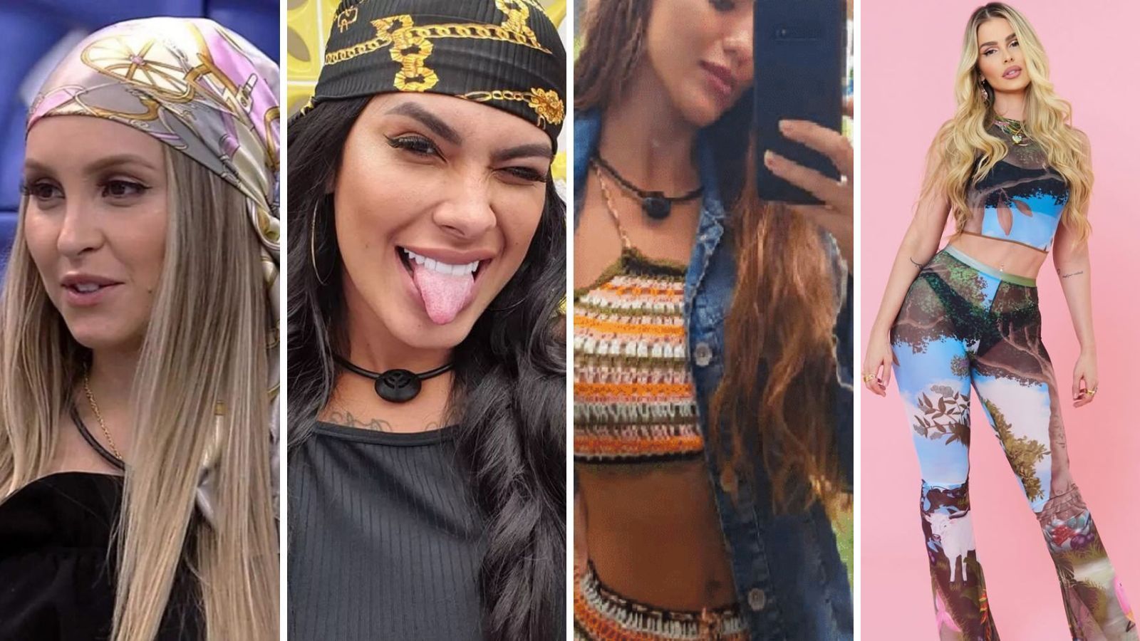 Carla Diaz, Pocah, Rafa Kalimann e Yasmin Brunet • Reprodução/Pinterest