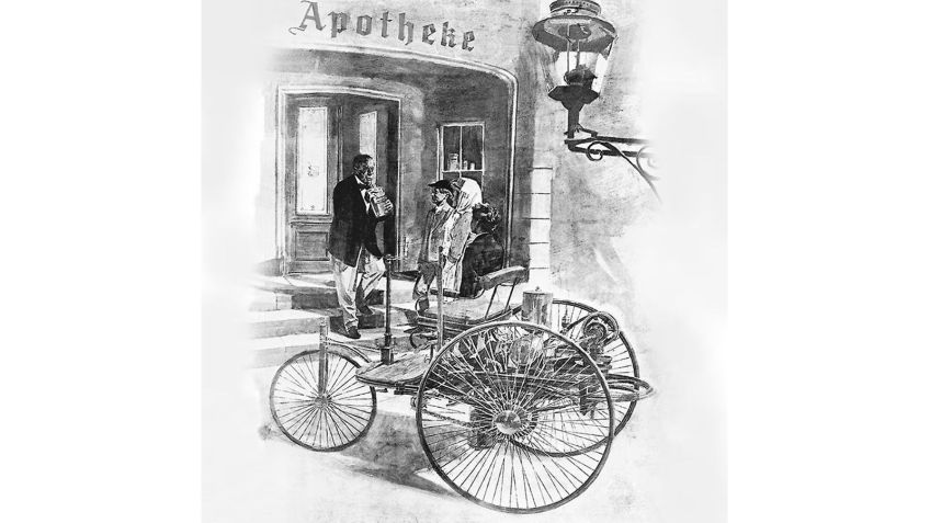 Bertha Benz demonstrou a praticidade do veículo • Mercedes-Benz/Divulgação