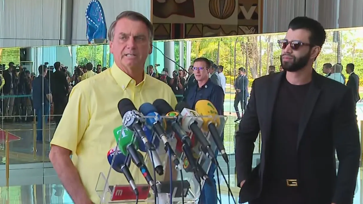 Jair Bolsonaro e Gusttavo Lima