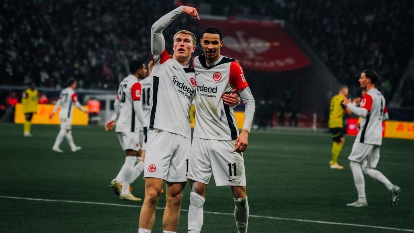 Eintracht bateu o Borussia Dortmund pela Bundesliga