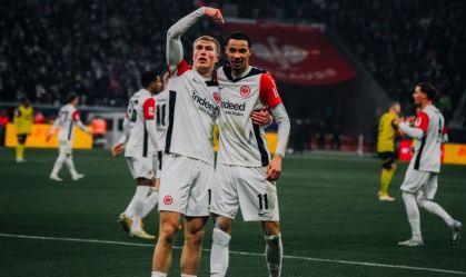 Eintracht bateu o Borussia Dortmund pela Bundesliga