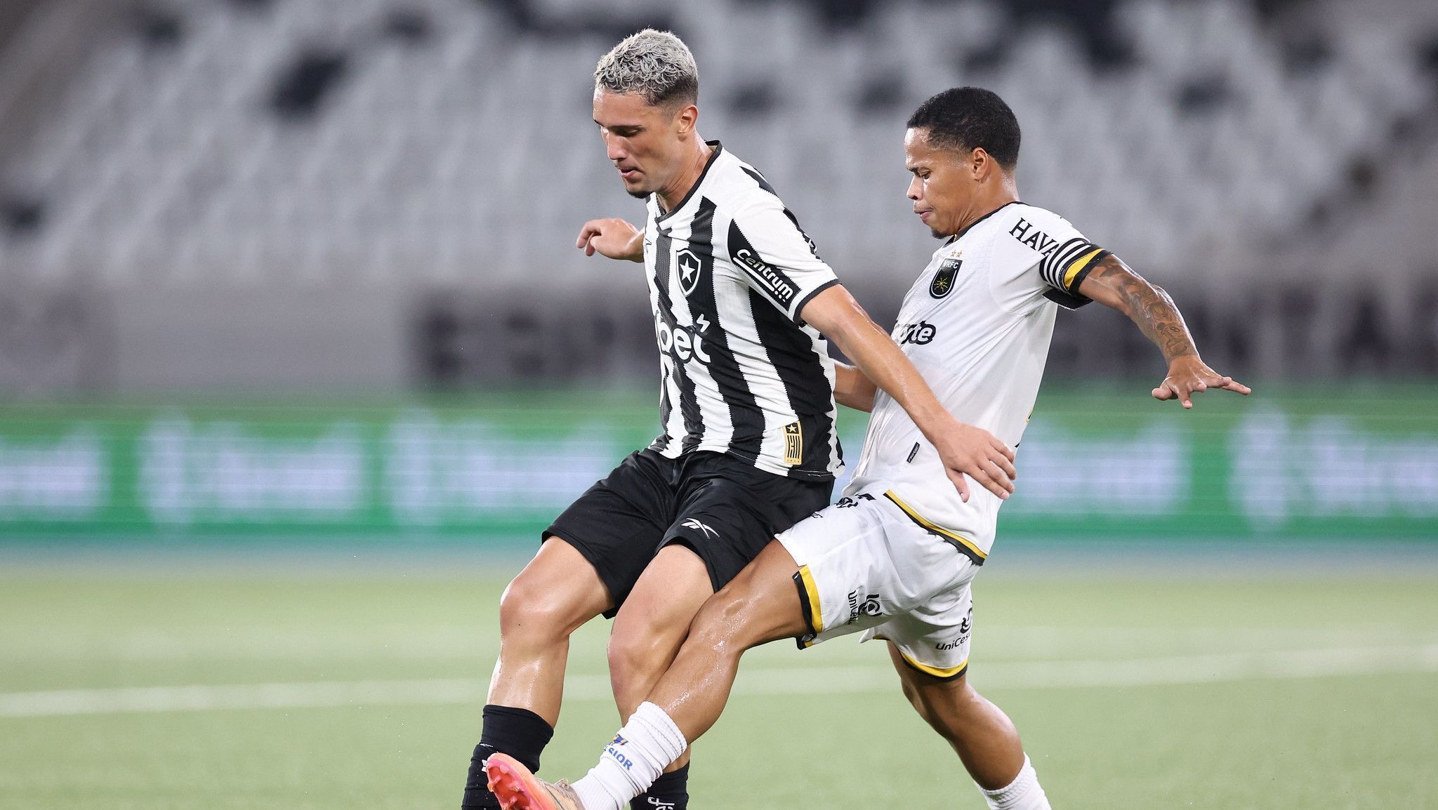 Botafogo em sua última disputa com o Volta Redonda