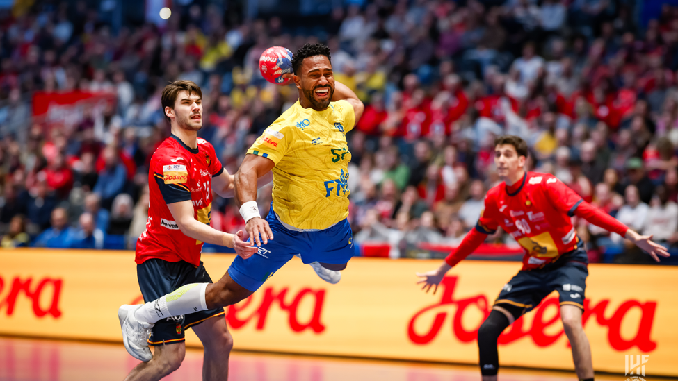 Brasil na última partida contra a Espanha
