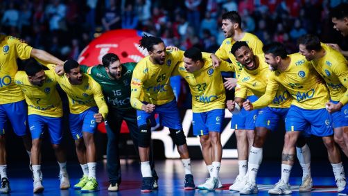 Brasil na partida contra os EUA, que garantiu a vaga na segunda fase