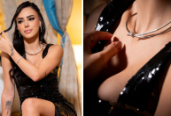 Bruna Biancardi usa colar de ouro branco e diamantes avaliado em R$ 292 mil