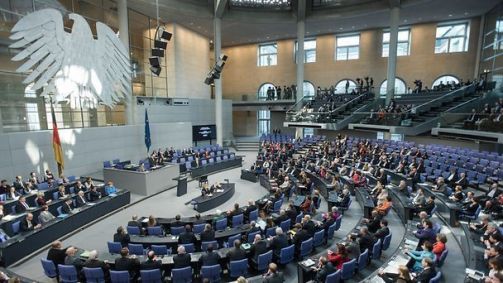 Câmara baixa do Parlamento da Alemanha, a Bundestag
