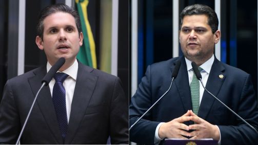 Presidente da Câmara dos Deputados, Hugo Motta e do Senado, Davi Alcolumbre