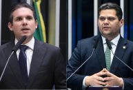 Hugo e Alcolumbre comemoram decisão de Dino sobre emendas