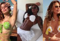 De Anitta a Luciana Gimenez: biquíni de crochê é o queridinho para o verão