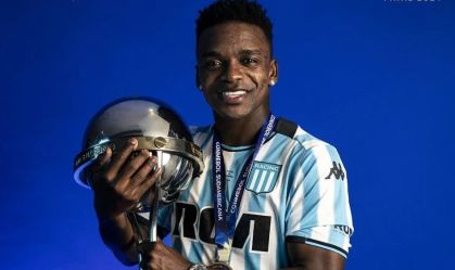 Atacante marcou dois gols em sete jogos pelo Racing na campanha da Sula de 2024