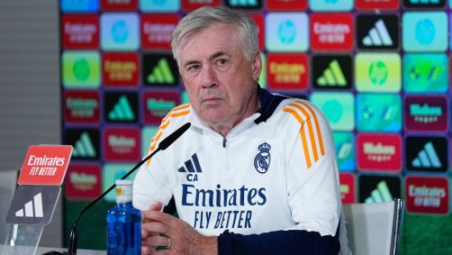 Carlo Ancelotti em entrevista coletiva antes de duelo pela Champions