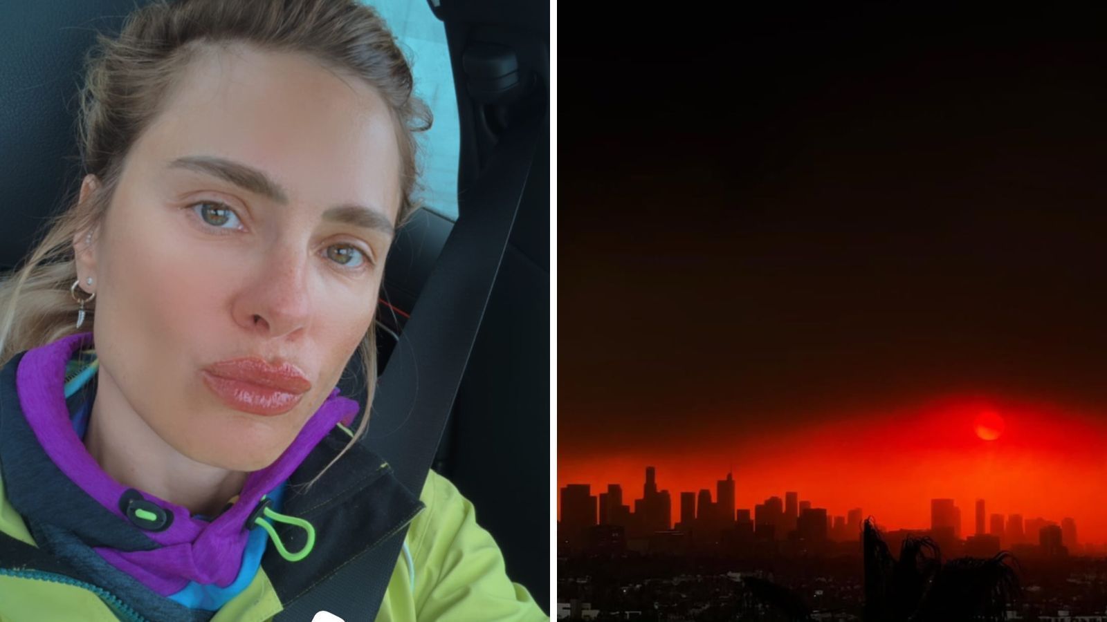 Caroline Dieckmann desafaba após críticas por comentário em foto de Fernanda Torres sobre incêndio em Los Angeles