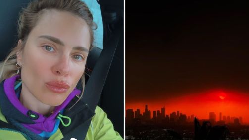 Caroline Dieckmann desafaba após críticas por comentário em foto de Fernanda Torres sobre incêndio em Los Angeles