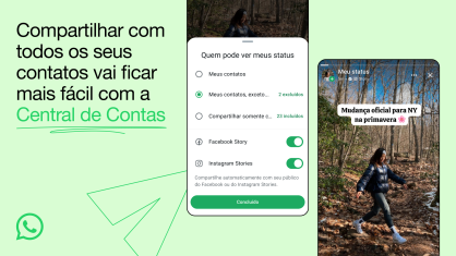 WhatsApp poderá ser integrado à Central de Contas da Meta