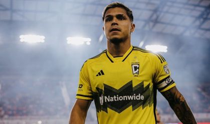 Cucho Hernández em jogo do Columbus Crew
