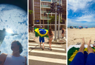 Filho de David Beckham passa Réveillon no Rio e publica fotos no país; veja