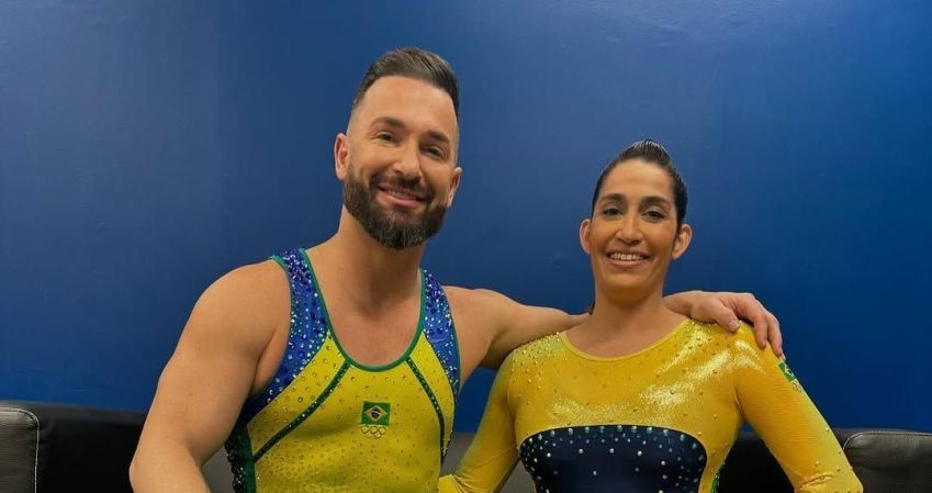 Daniele e Diego Hypolito são confirmados no BBB 25 • Instagram / Diego Hypolito
