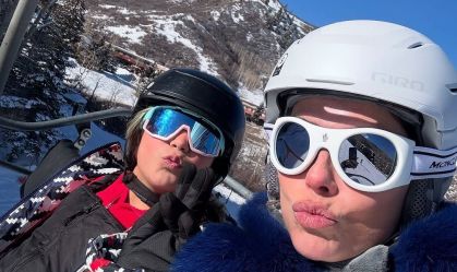 deborah secco esquia neve