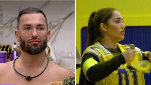 Diego Hypolito cobra Daniele em prova do BBB 25
