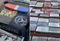 PF e MT apreendem 420 kg de cocaína em fundo falso de caminhão frigorífico