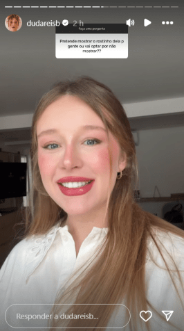 Duda Reis explicou motivo de ainda não ter mostrado a filha • Instagram/Duda Reis