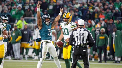 Eagles vence os Packers e se classifica para a segunda rodada dos playoffs