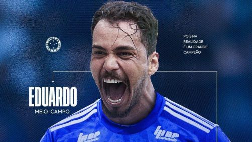 Eduardo é o novo reforço do Cruzeiro