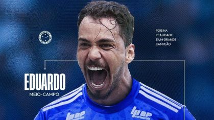 Eduardo é o novo reforço do Cruzeiro