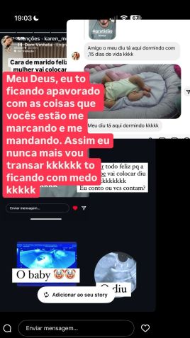Eliezer brincou ao dizer que nunca mais vai transar após Viih Tube colocar DIU • Instagram/Eliezer