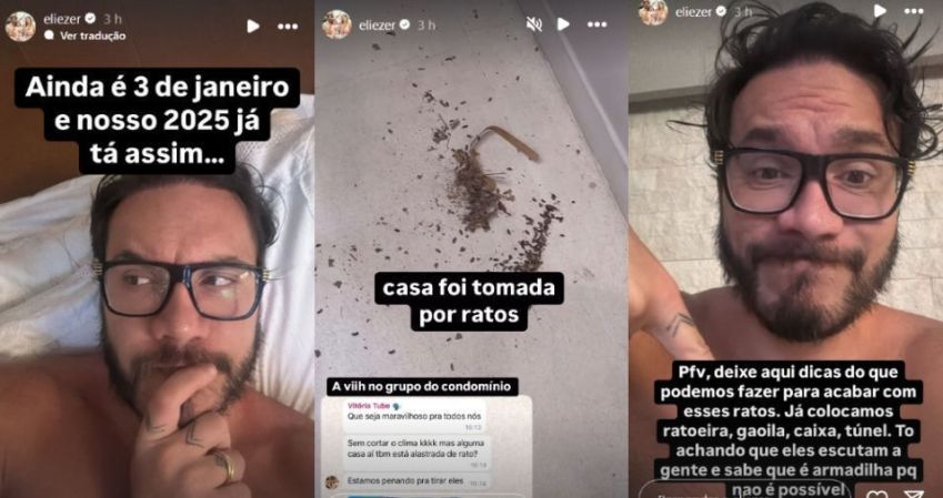 Eliezer pediu dicas de internautas para resolver o problema • Instagram/Eliezer