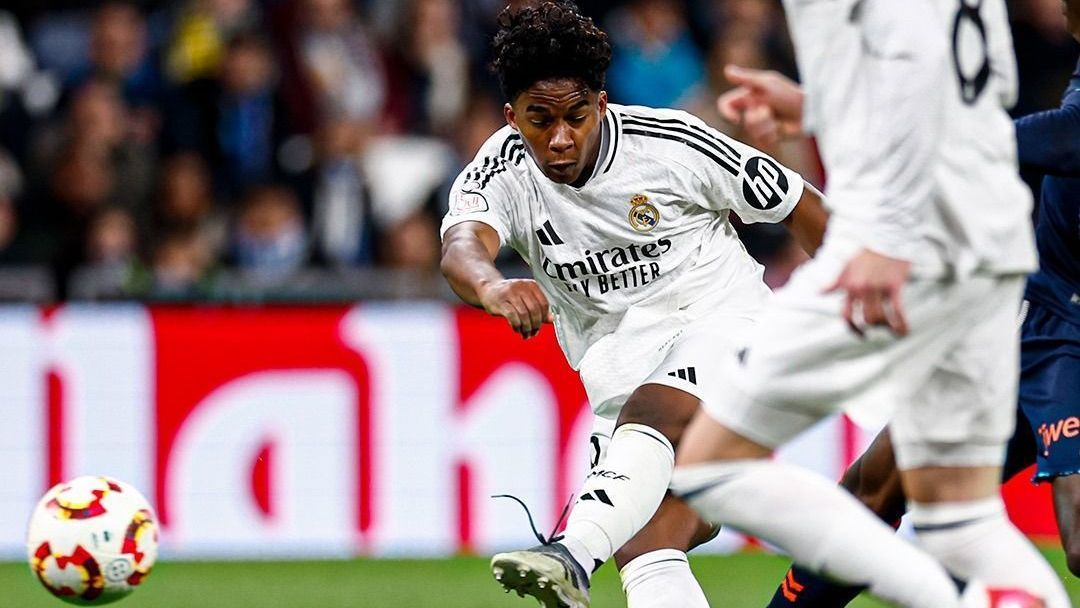 Endrick marca gol pelo Real Madrid na Copa do Rei