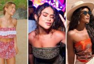 Estampa paisley é tendência entre as famosas no verão 2025; veja